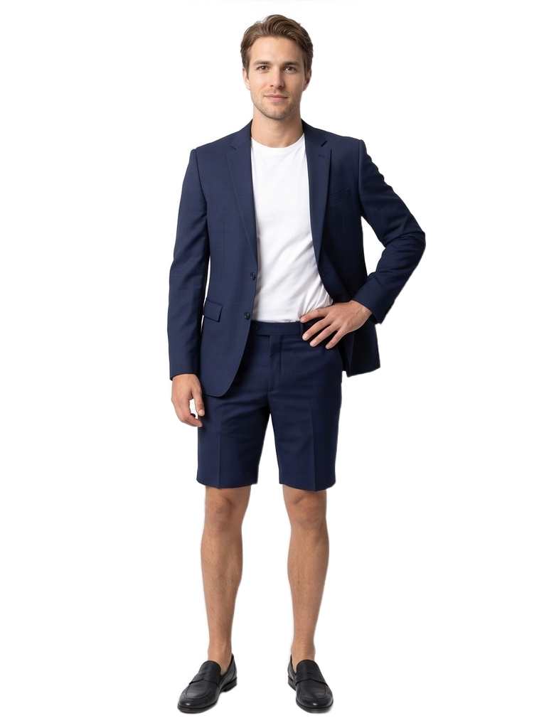 LUCA — Navy Suit Set